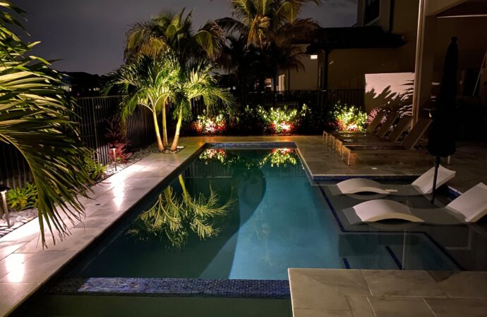 Accent lights Services-Ornelas Landscape Design