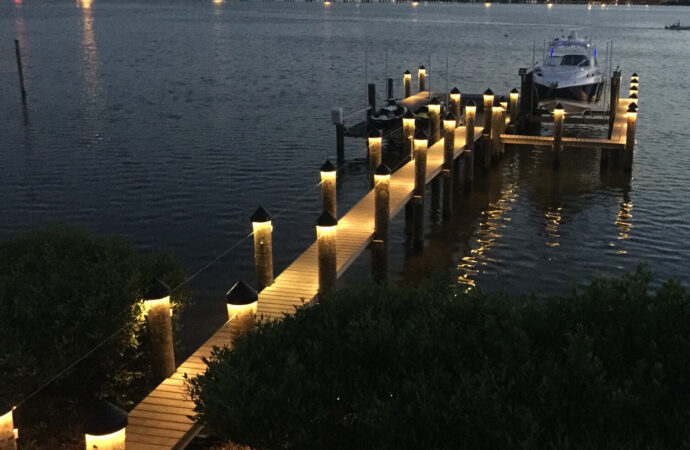 Dock lighting Services-Ornelas Landscape Design