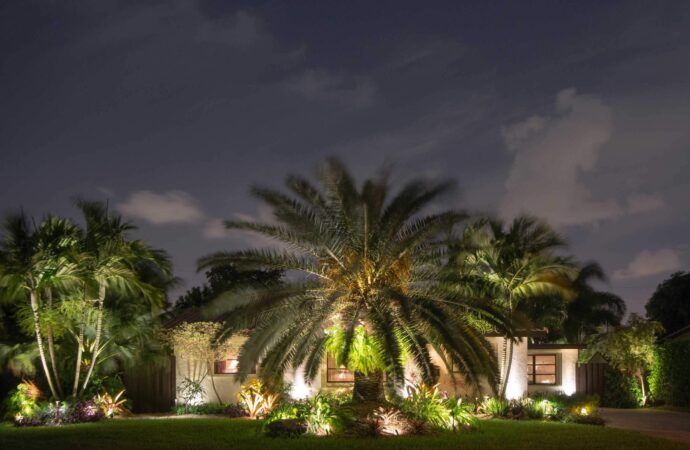 Landscape Lighting Services-Ornelas Landscape Design