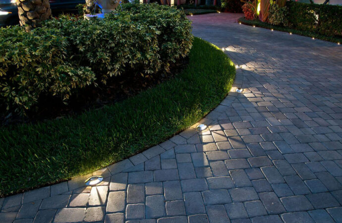 Landscape lighting installation Services-Ornelas Landscape Design