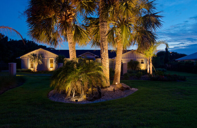 Tree up lighting Services-Ornelas Landscape Design